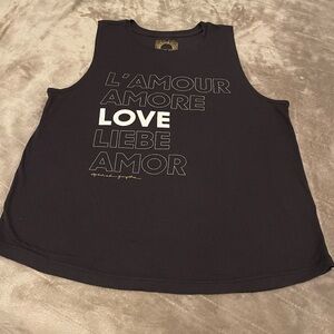 Spiritual Gangster L’Amour Love Tank Medium